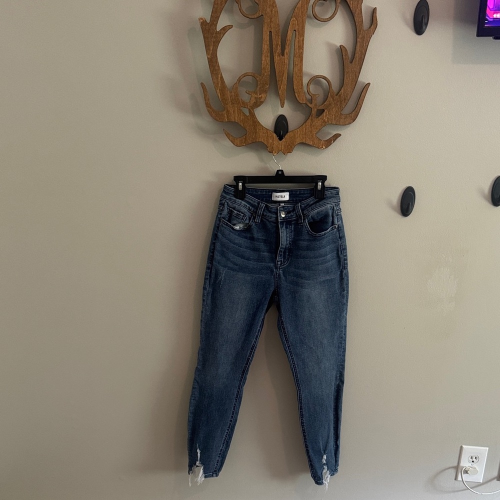 Pistola Dark Blue Cropped Jeans